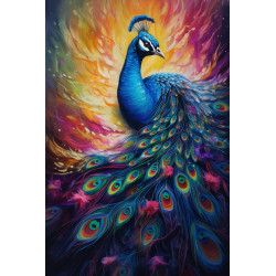 Peacock diamond painting  round square bead embroidery cross stitch wh