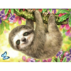 Sloth animal diamond painting kit factory china wholesale 1348