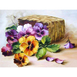 5d full drill  moth orchid flower diamond painting kit factory china w