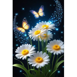 Daisly flower 5d diamond painting kits full drill factory china wholes