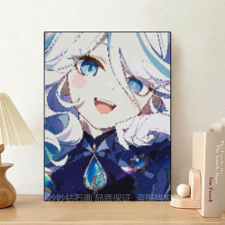 Japanese Anime Genshin Impact Furina diamond painting full drilled square and round bead canvas embroidery